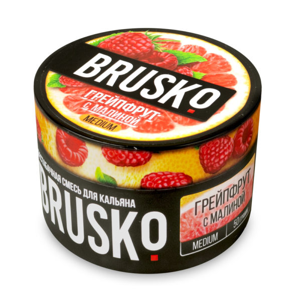 Бестабачная смесь для кальяна Brusko - Грейпфрут с малиной